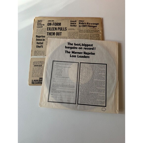 Jethro Tull Thick As A Brick LP 1972 White Label DJ Promo MS 2072 VG Newspaper - Picture 10 of 16